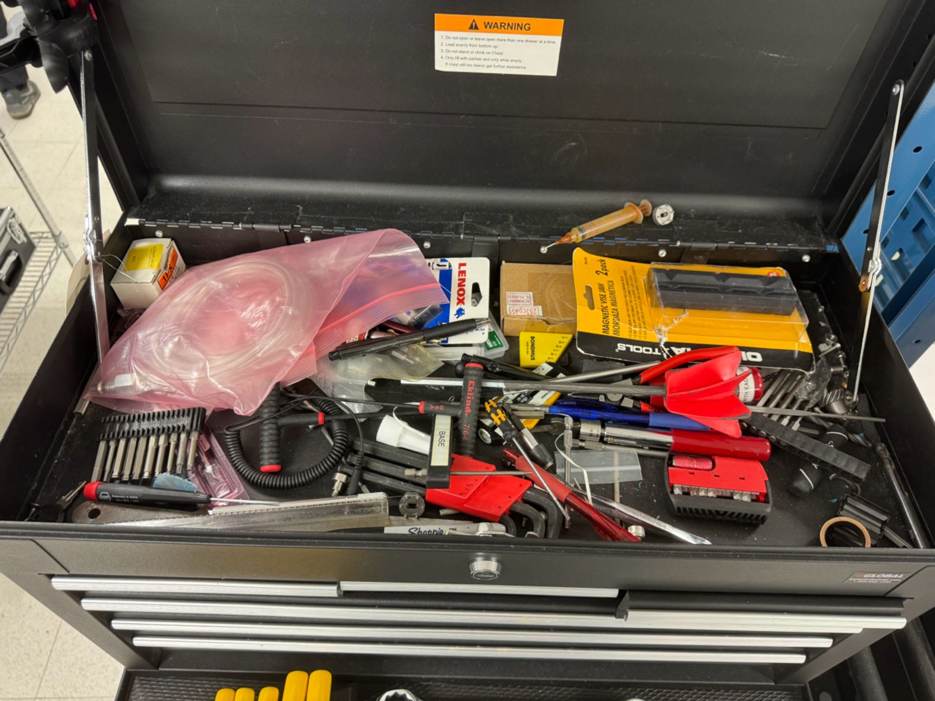 Global Industrial Rolling Tool Chest w/ Contents - Image 2 of 13