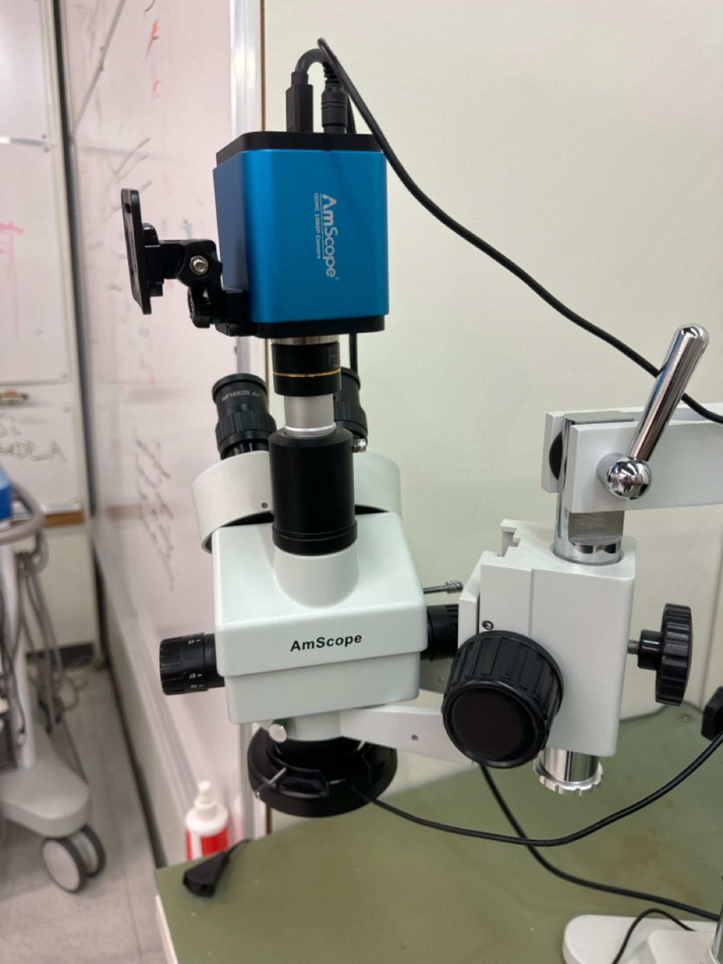 Amscope Microscope w/ Adapter & HDMI 1080p Camera - Image 2 of 10