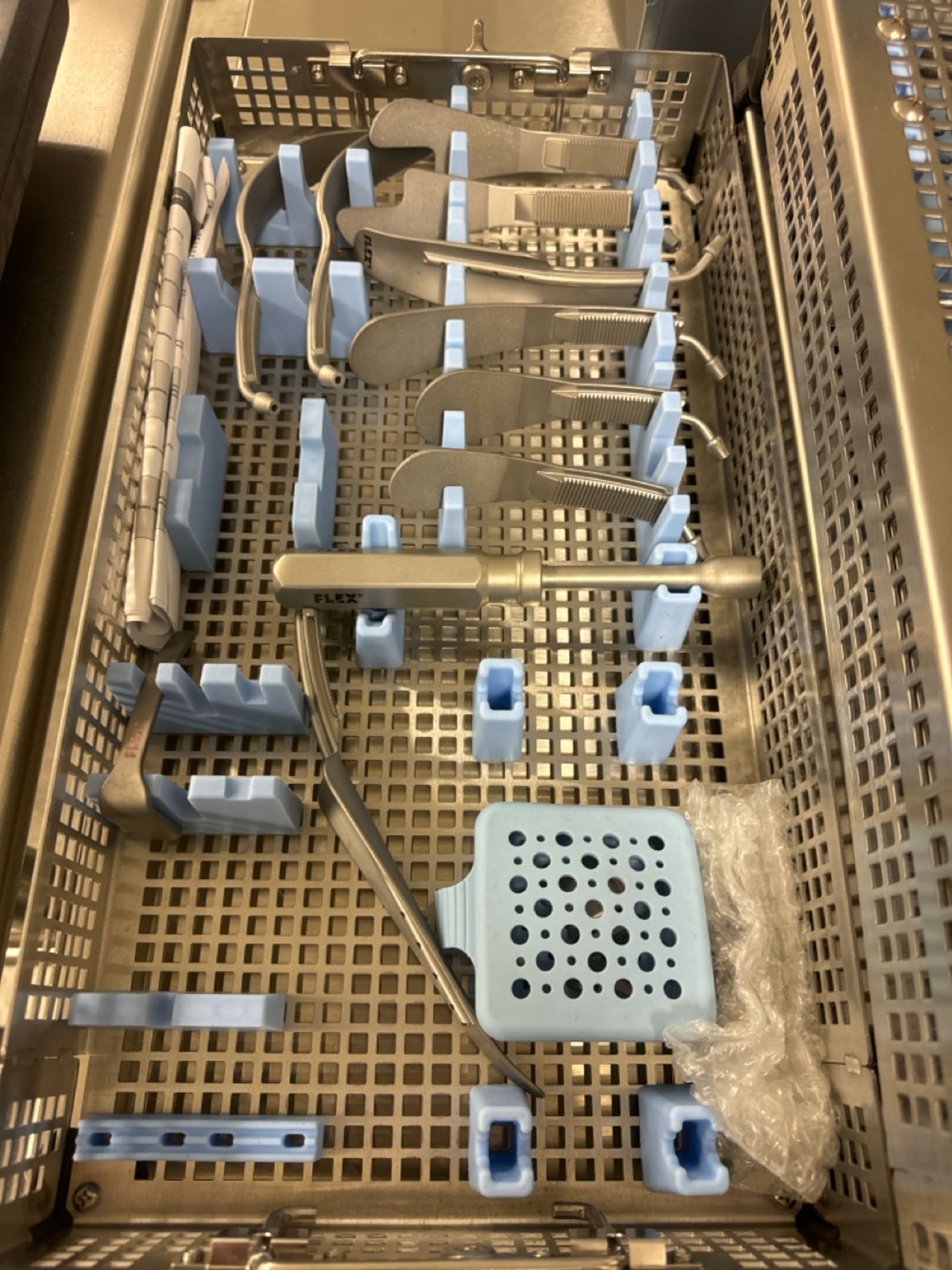 (3) Medrobotics Flex Sterilization Tray w/ Retractor Tools - Image 2 of 4
