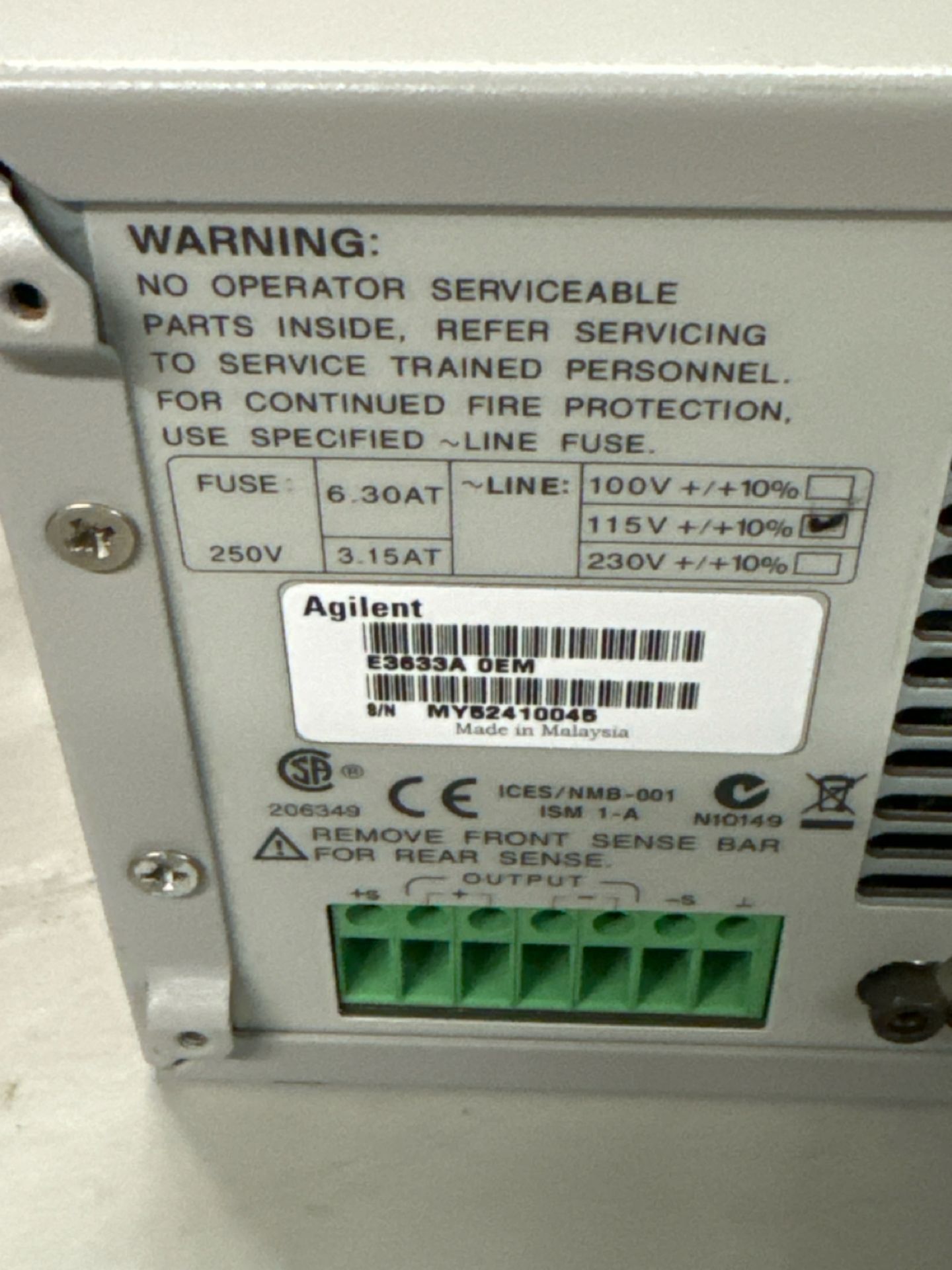 Agilent DC Power Supply - Image 4 of 4