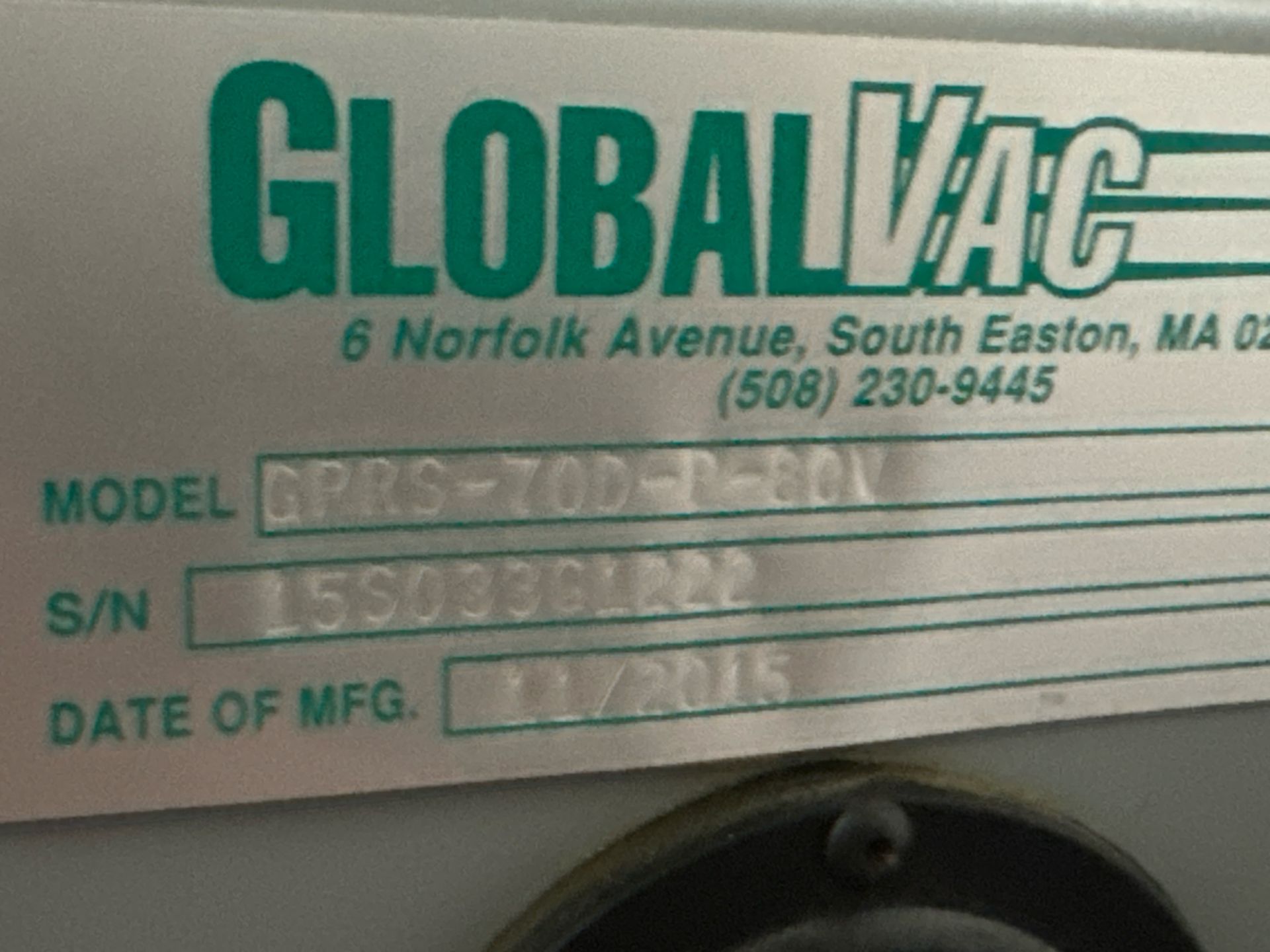 Global Vac & Air Lubricated Rotary Vane Vacuum System - Image 7 of 7