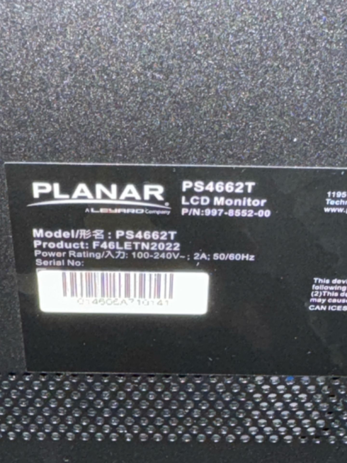 Planar LCD Monitor w/ Case - Image 4 of 4