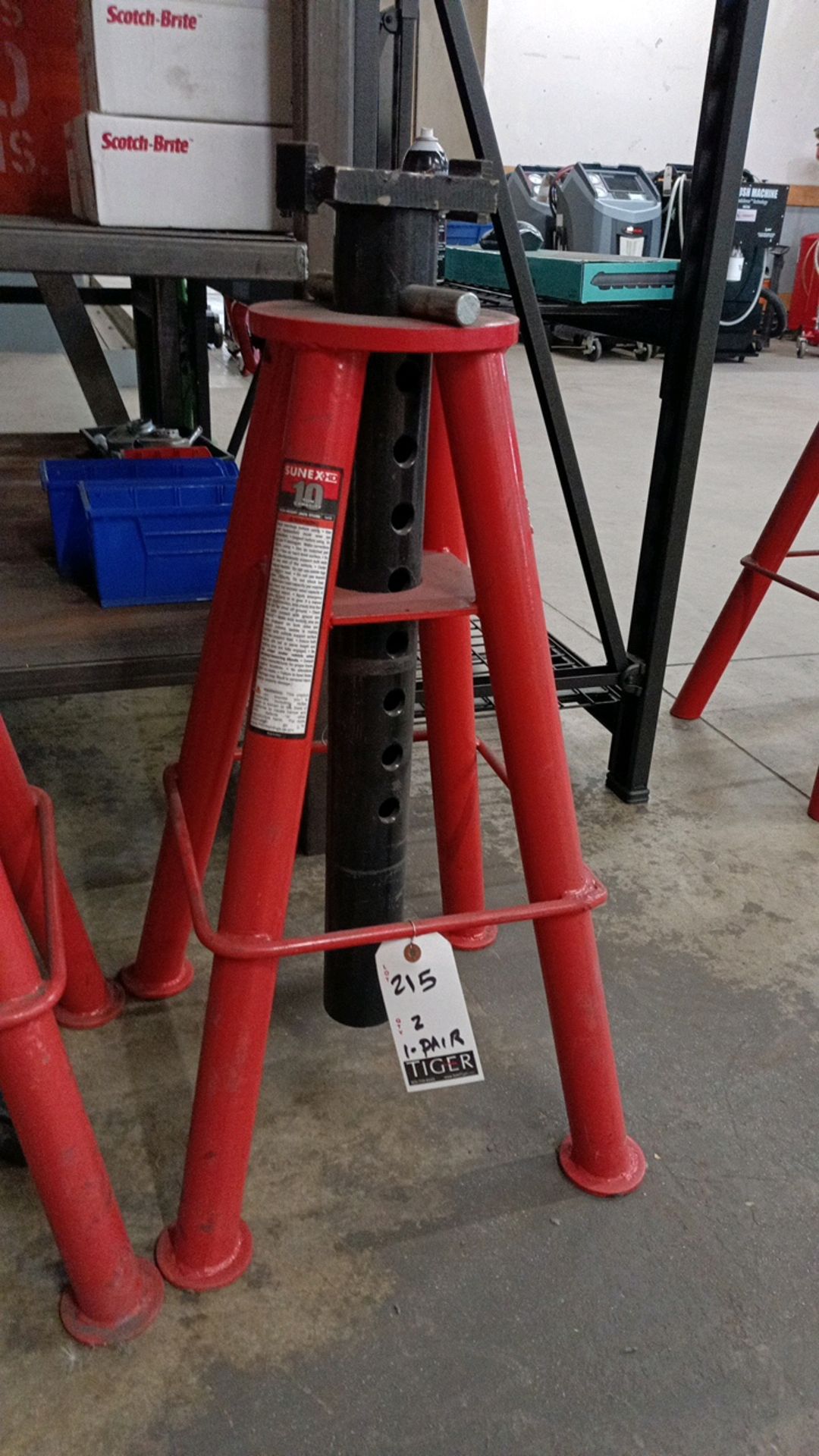 10-Ton High Height Jack Stands - Image 3 of 5