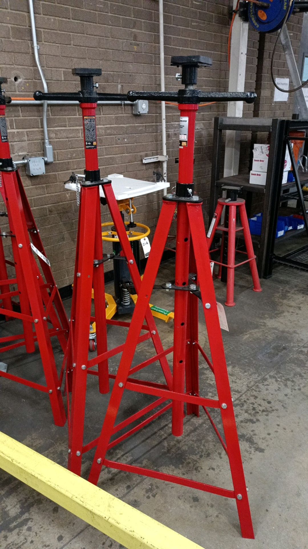 2-Ton High-Position Hoist Stands - Image 3 of 5