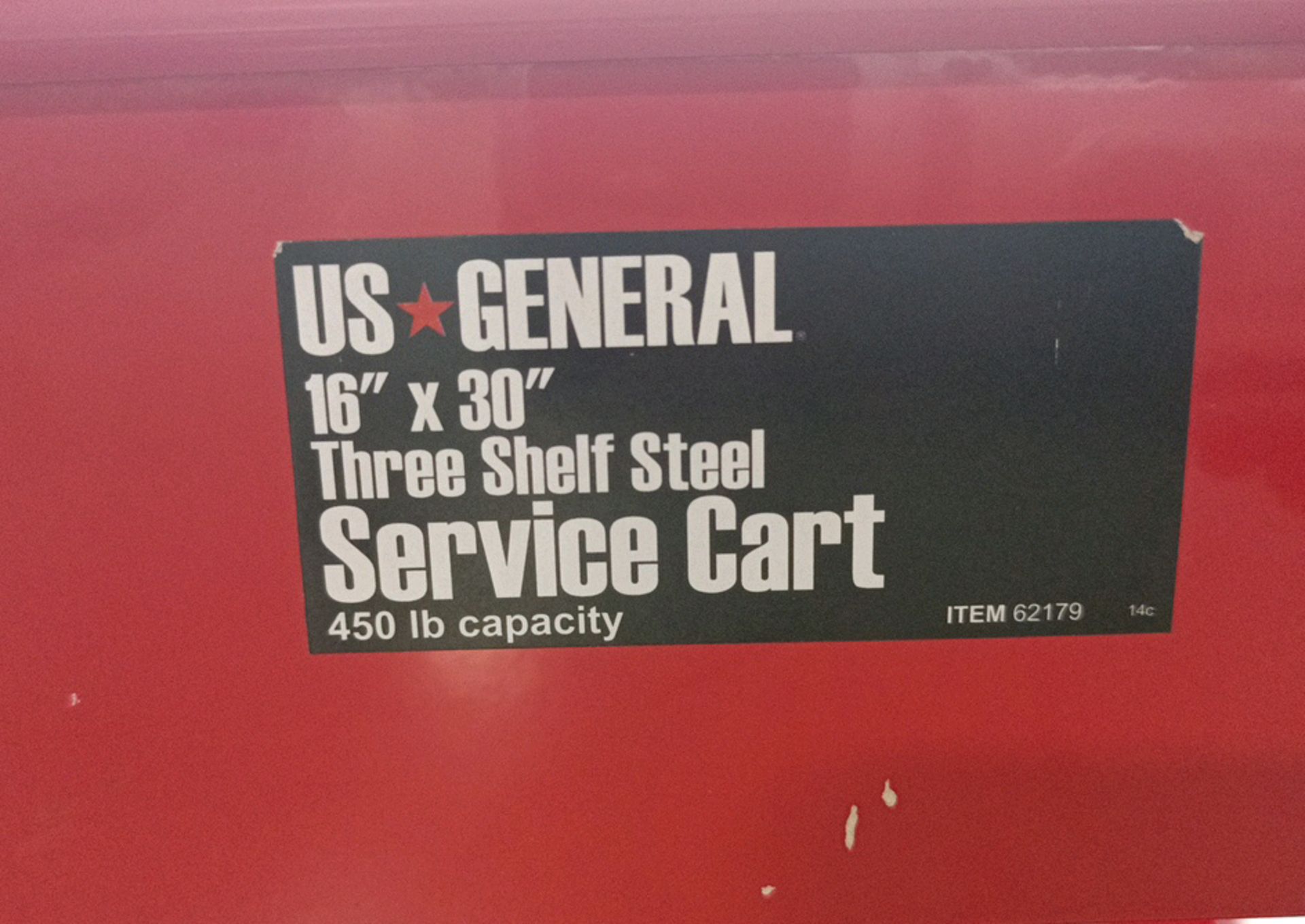 3-Shelf Steel Service Carts - Image 4 of 4