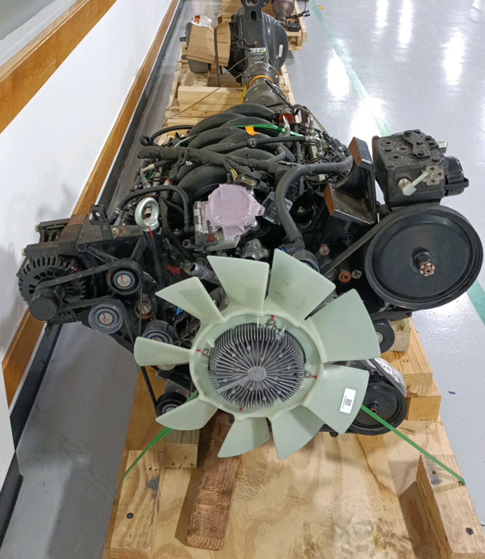 Ford Roush 7.3L V-8 Motor & Transmission - Image 3 of 6