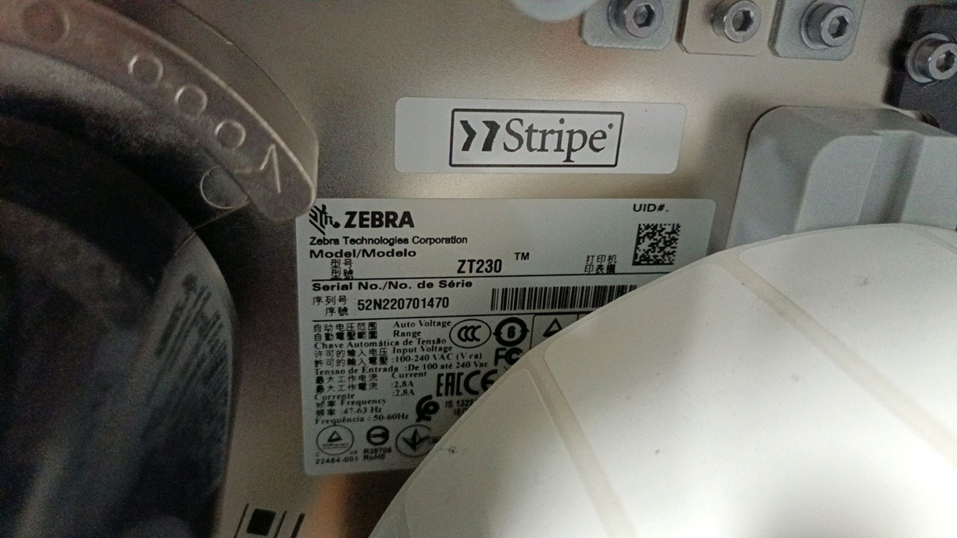Zebra Thermal Label Printer - Image 6 of 8