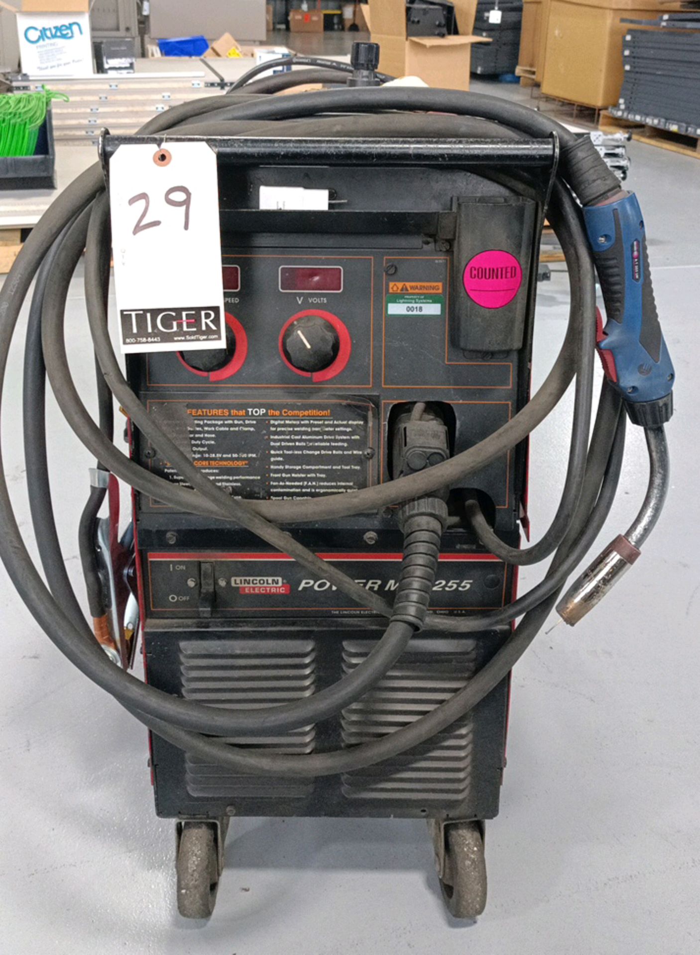 Lincoln Power MIG 255 Welder - Image 4 of 5