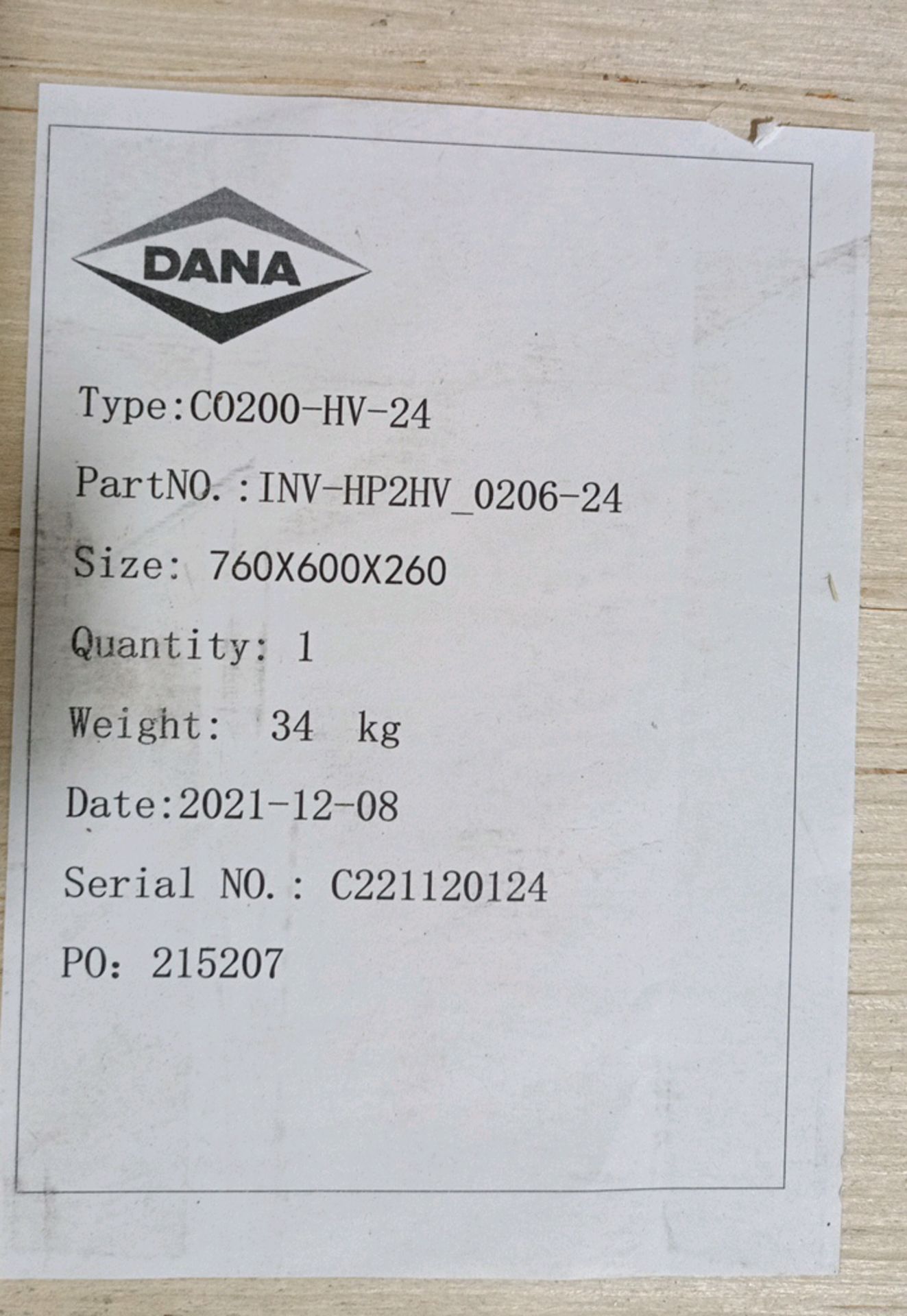 Dana Motors, Controller, Cables - Image 5 of 5