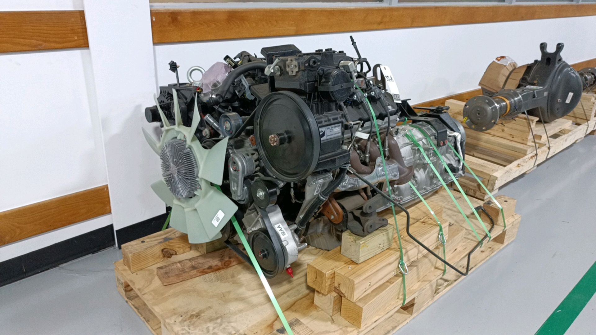 Ford Roush 7.3L V-8 Motor & Transmission - Image 2 of 6