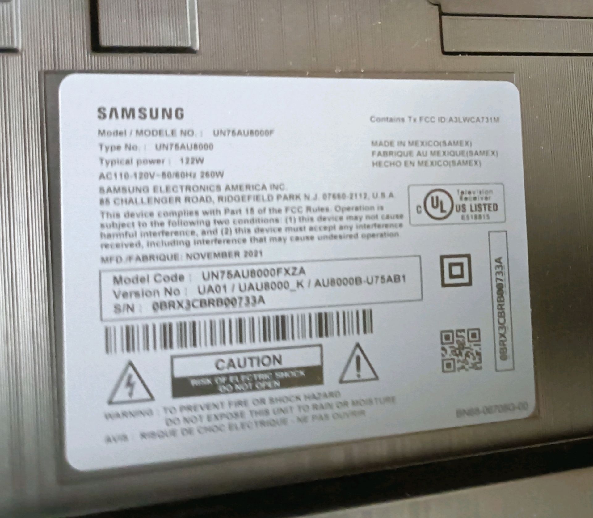 Samsung 75" 4k Smart TV's - Image 3 of 3