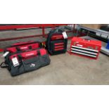 Assorted Tool Bags & Box