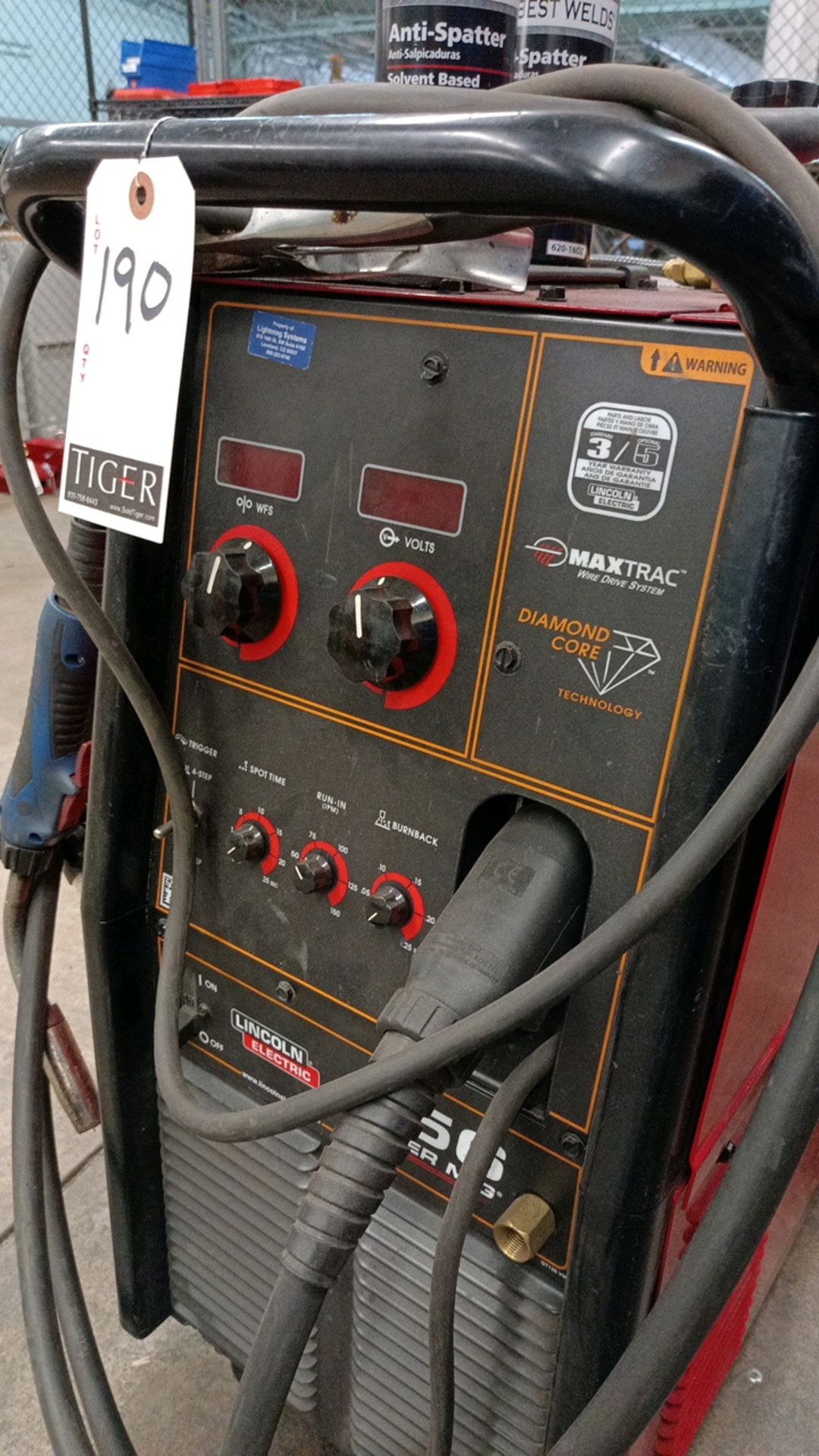 Lincoln Power MIG 255 Welder - Image 4 of 7