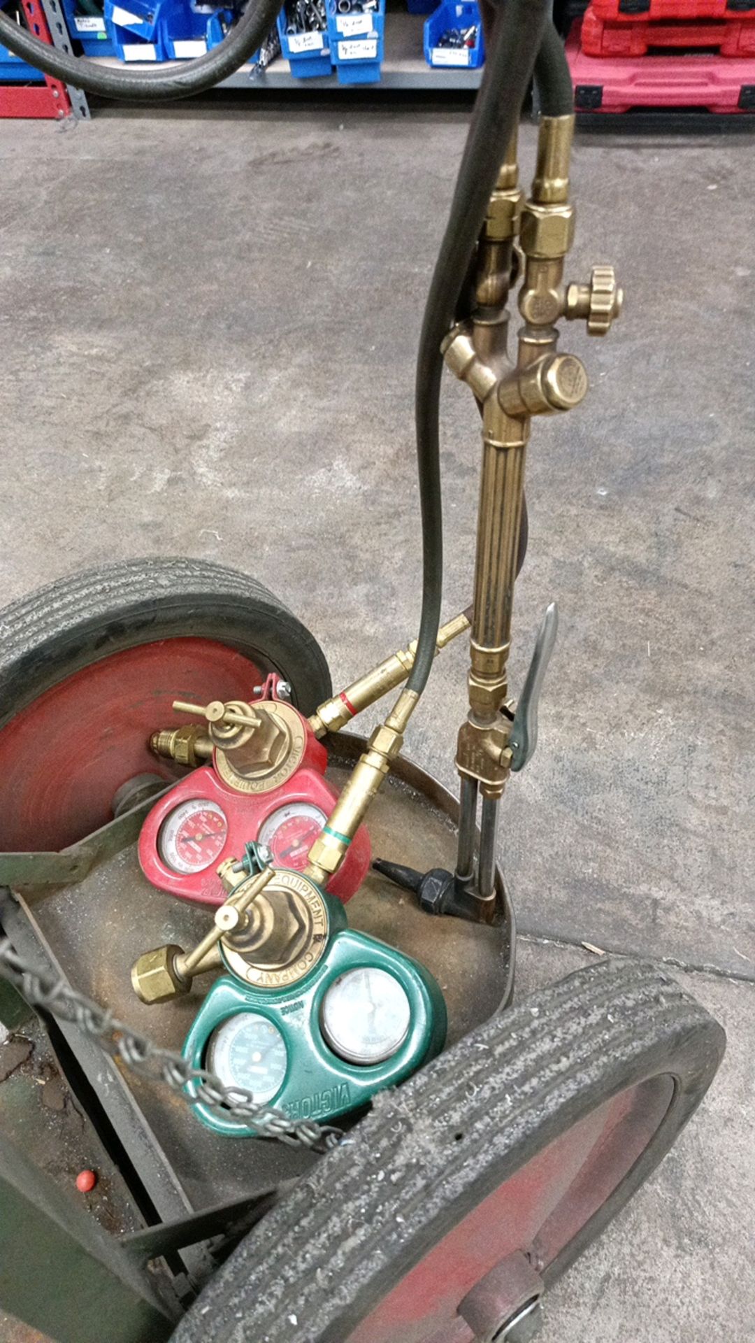 Welding Cart, Torch & Gauges - Image 3 of 4