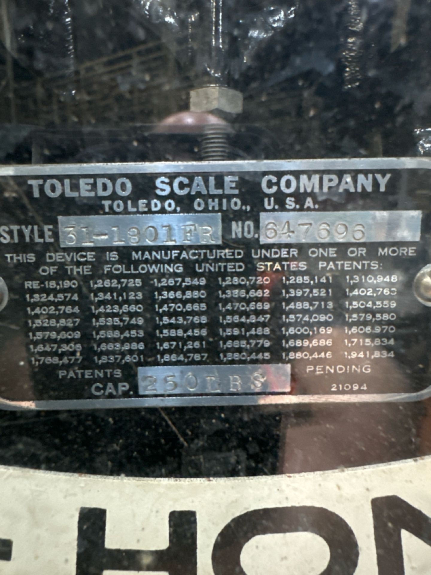 Toledo Weight Scale w/ Hopper Tray - Image 4 of 4