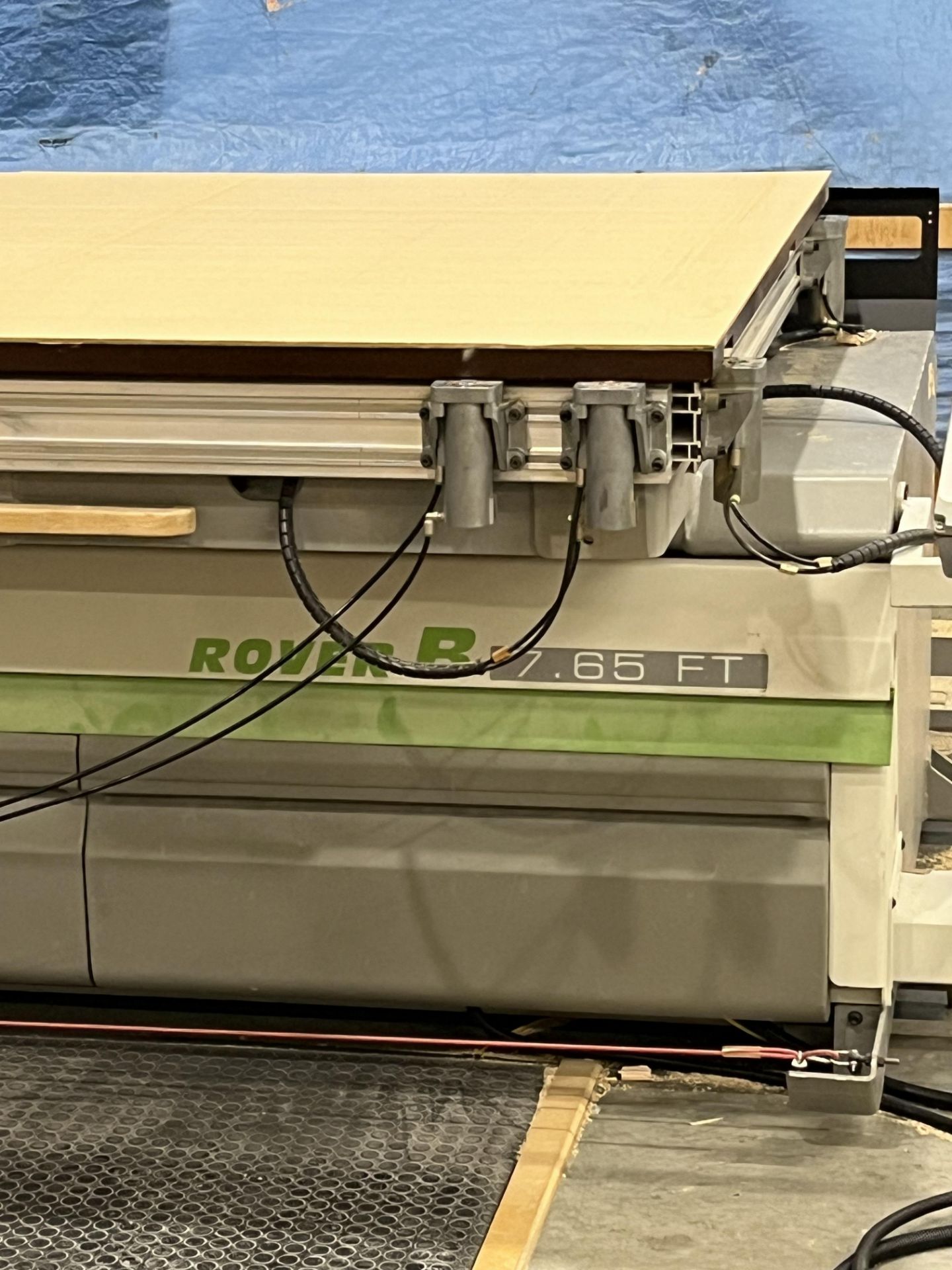 2006 BIESSE ROVER B 7.65 FT CNC ROUTER, 5' X 20' NESTED TABLE, S/N 65328, 600V, - Image 2 of 10