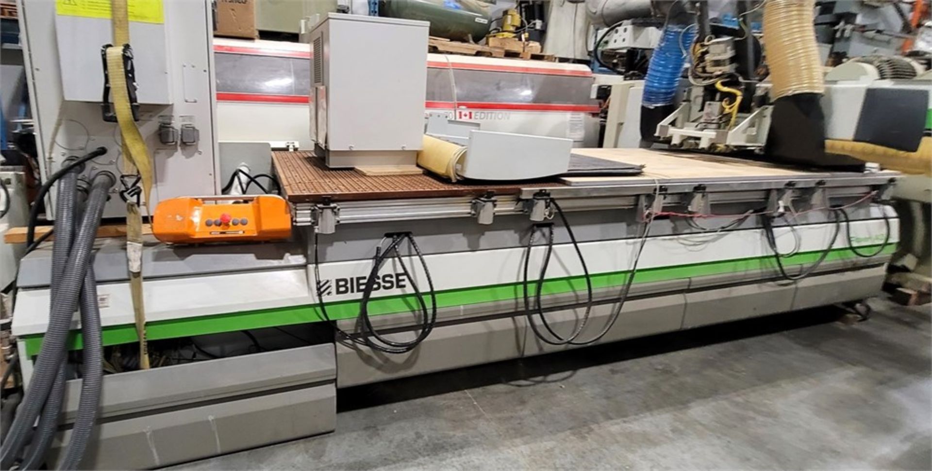 2008 BIESSE ROVER A3.4L CNC ROUTER, 4' X 12' NESTED TABLE, 230V, S/N 33781 - Image 10 of 15
