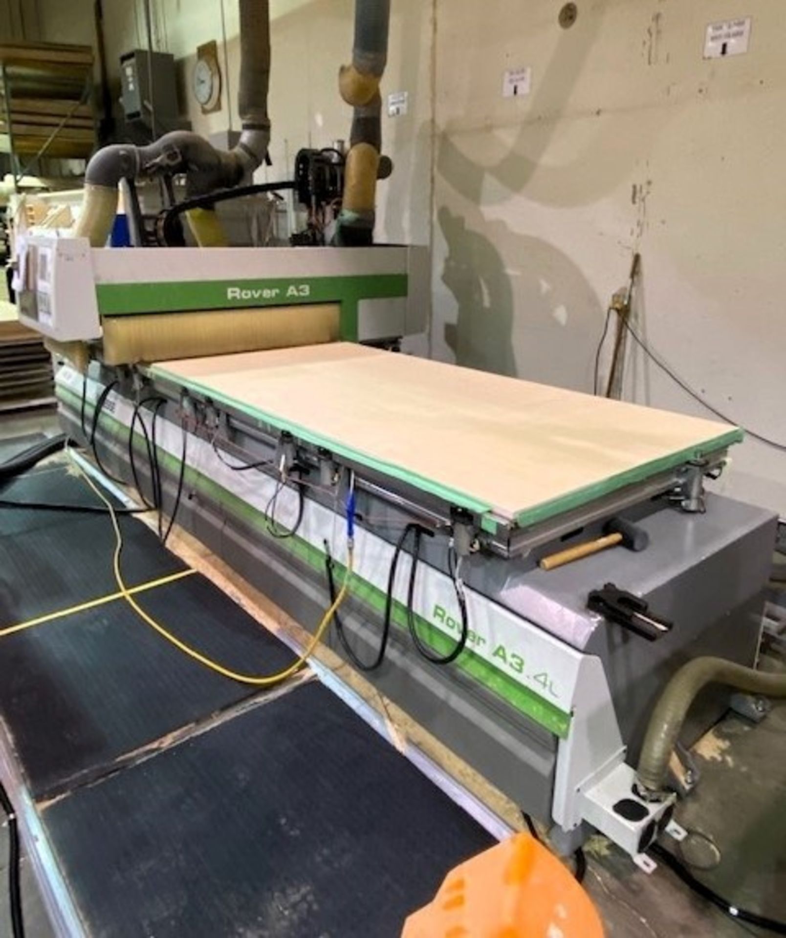 2008 BIESSE ROVER A3.4L CNC ROUTER, 4' X 12' NESTED TABLE, 230V, S/N 33781