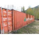 40' SHIPPING CONTAINER (BENT DOOR )