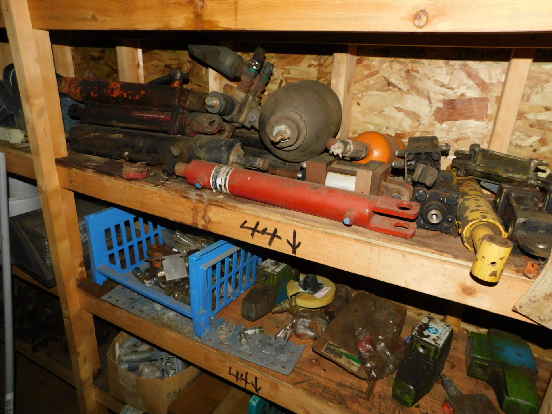 REMAINING SHELVES OF ASST MILL PARTS, ELECTRICAL, HYDRAULICS - Image 5 of 8