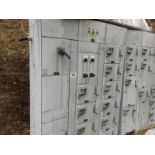GE 3 SECTION MCC, CR2000, 1000AMP HOR., 300AMP VERT., (13) SWITCHES