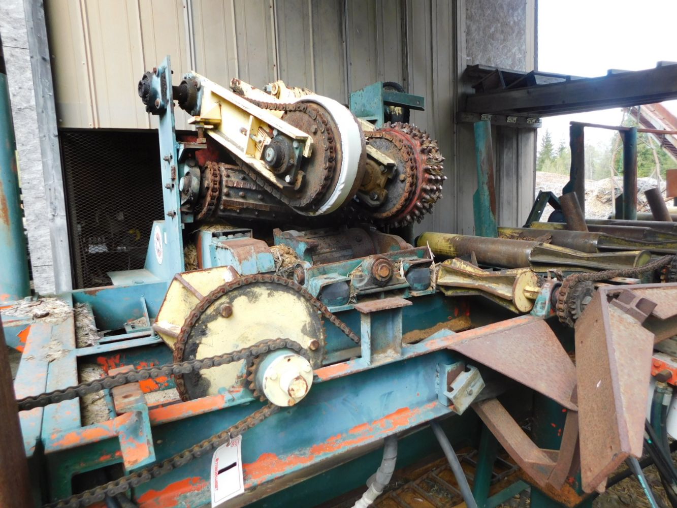 POLE PEELER, LOG LATHE AND SAWMILL OPERATION