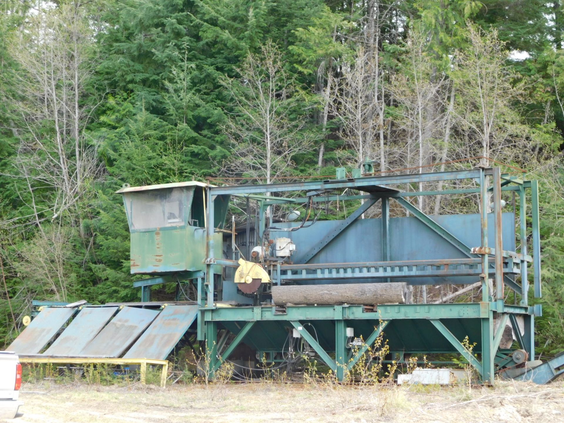 DUNCAN IRON CIRCULAR SAW SAWMILL SYSTEM, 20' X 30" LOG, 75HP- 32" VERTICAL SAW, 30HP, 24" HOROZONTAL - Image 32 of 32