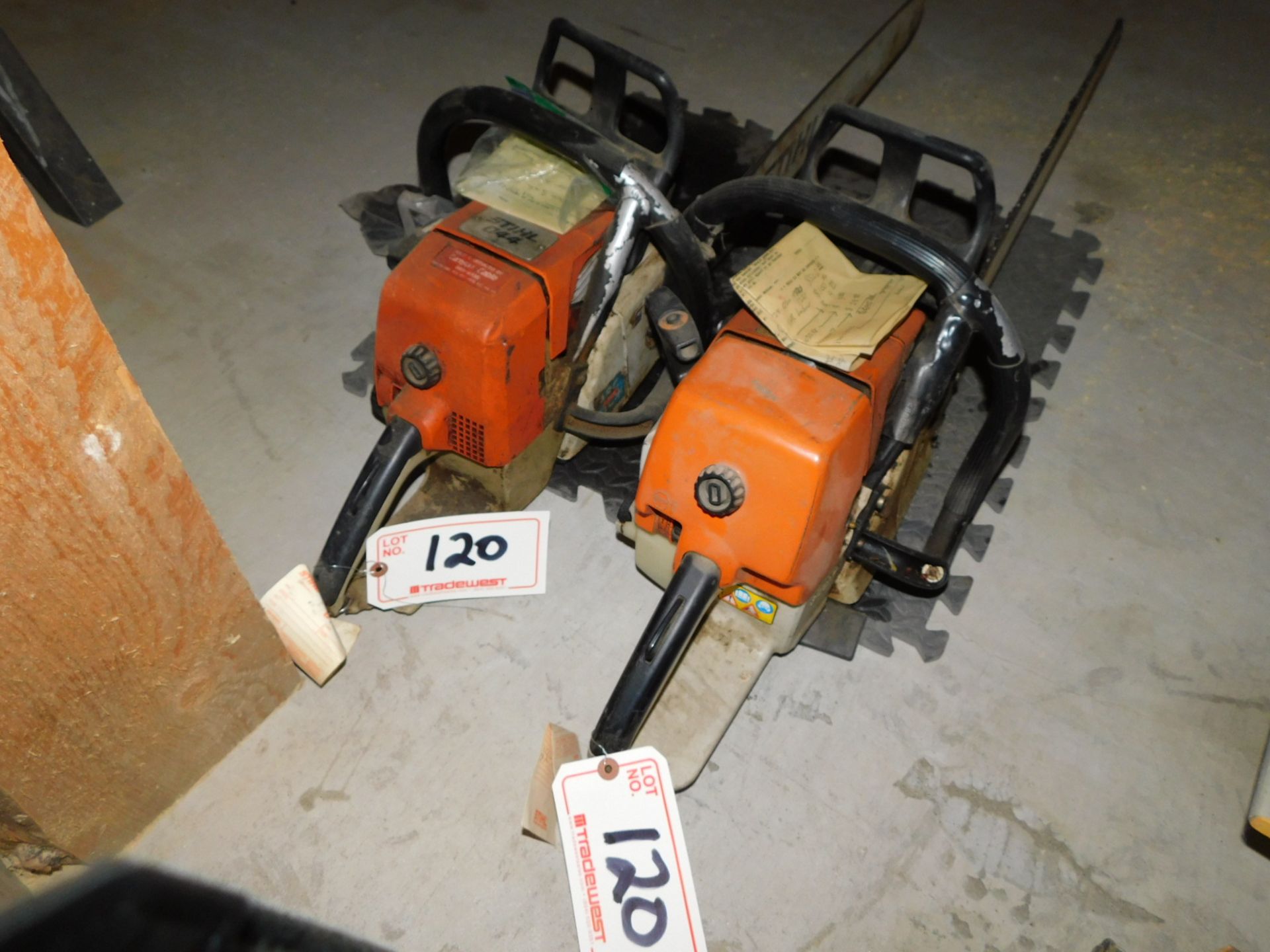 (2) STIHL CHAIN SAWS (NOT RUNNING) MOD. 460 & 044 (W/ REPAIR QUOTES)