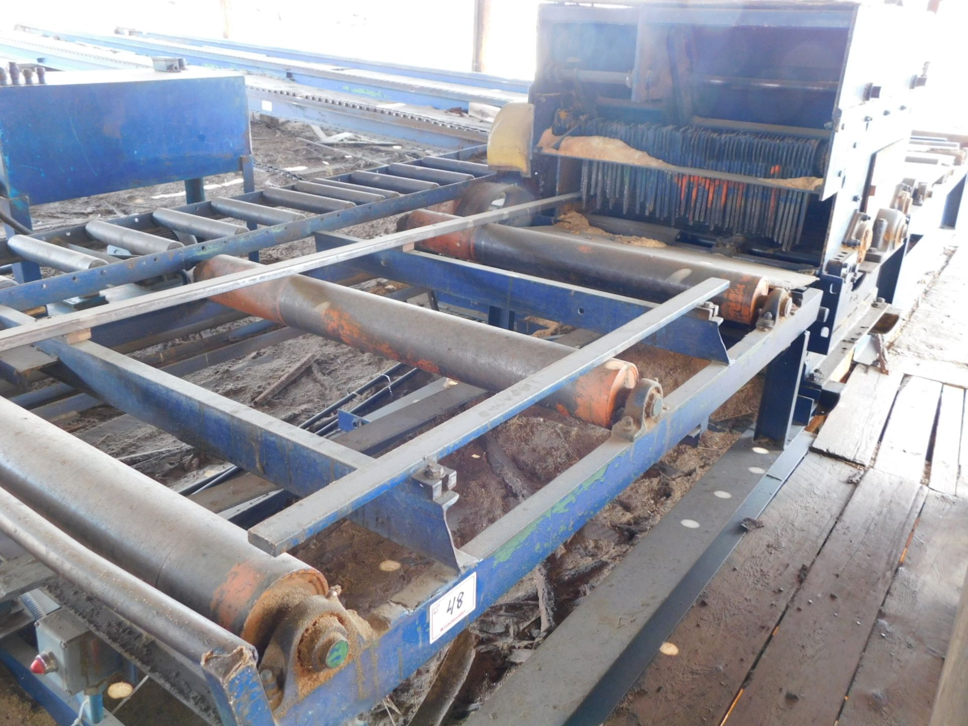 37" X 6" EDGER, (2) & (3) SAW CLUSTERS, 50" X 7'6" INFEED ROLLCASE W/ LINE BAR, 50" X 8' OUTFEED