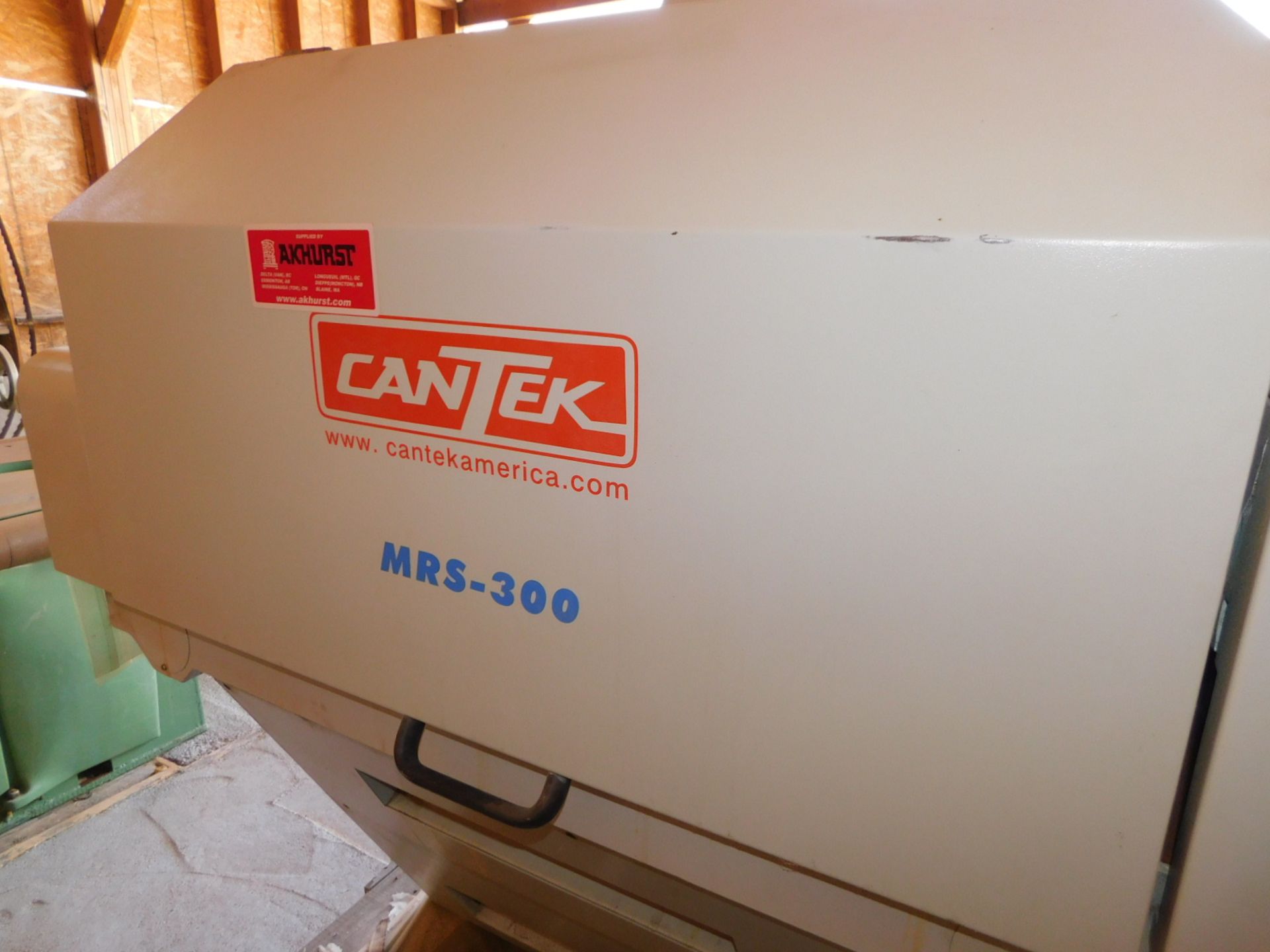 2018 CANTEK MRS-300 MULTIRIP SAW, 50HP, 575V, S/N 12-14312104, 12" CHAIN FEED, C/W TOOLING IN BOX - Image 9 of 10