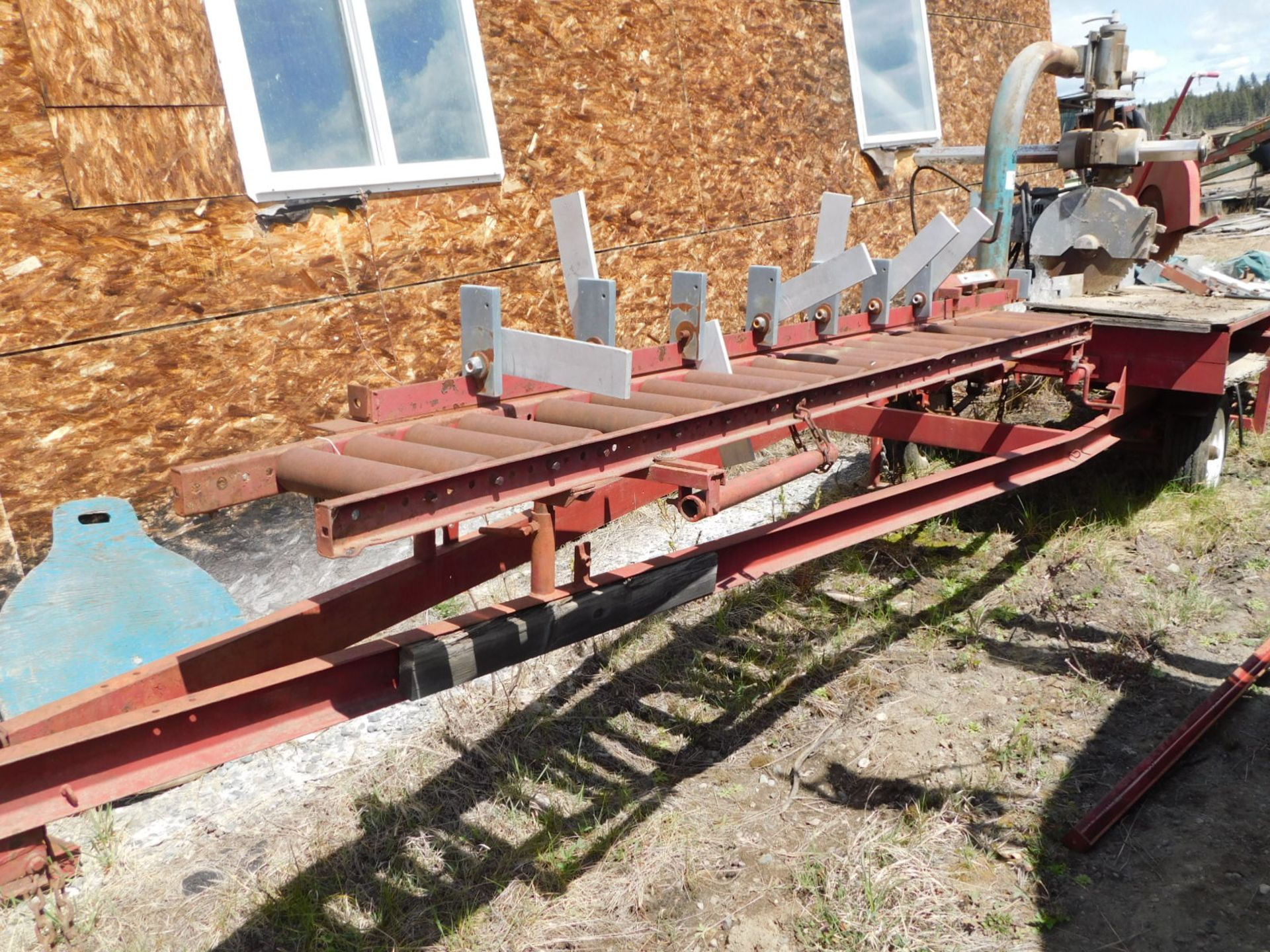 SPEED CUT TRAILER MOUNTED DOUBLE CUT SYSTEM MITRE CUT RADIAL ARM & MITRE CUT S/W, 5HP, 208/230V,