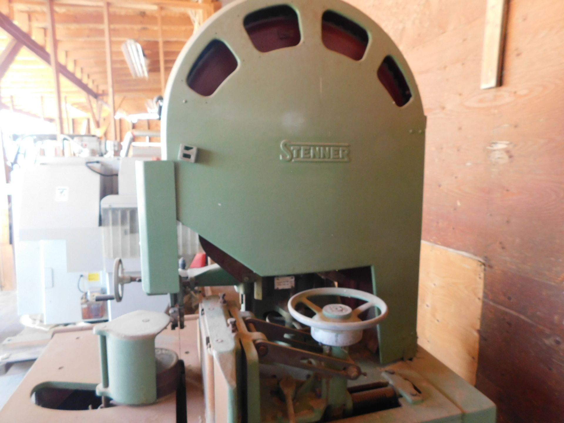 STENNER UHM 36" RESAW S/N J2128, 15HP, 415V/3/50 FEEDWORKS, START/STOP, (4) 3" BLADES - Image 2 of 8