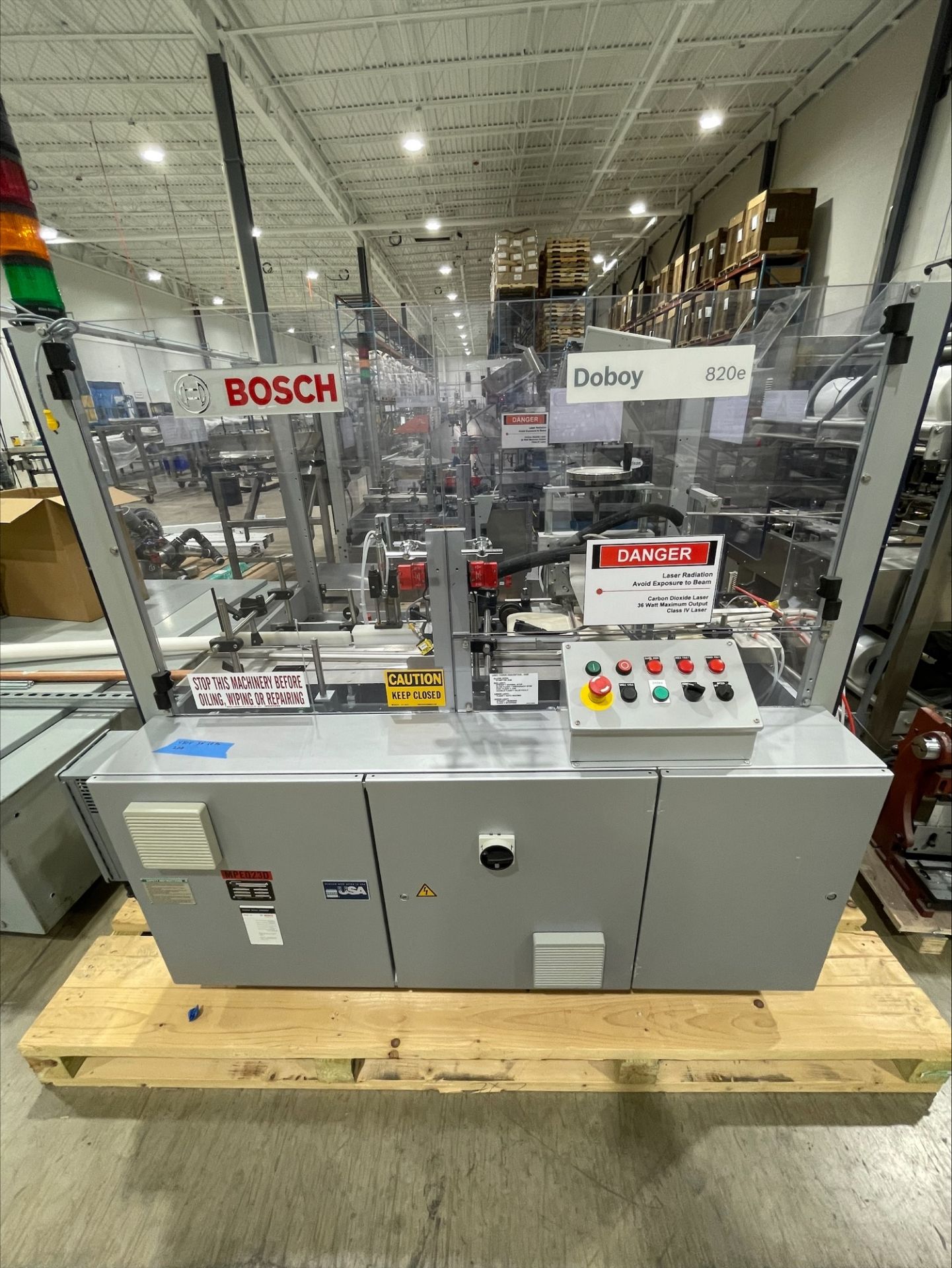 Bosch Doboy model 820E Carton Closer with Nordson Hot Melt Unit, serial#06-26407 built 2006 ~ - Image 13 of 16