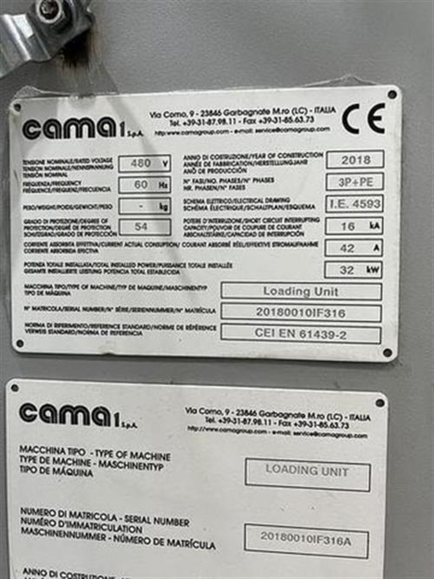 Cama Robotic Case Former, Loader and Closer Model IF 316 - Model IF 316 - Serial#20180010IF316A - - Bild 12 aus 13