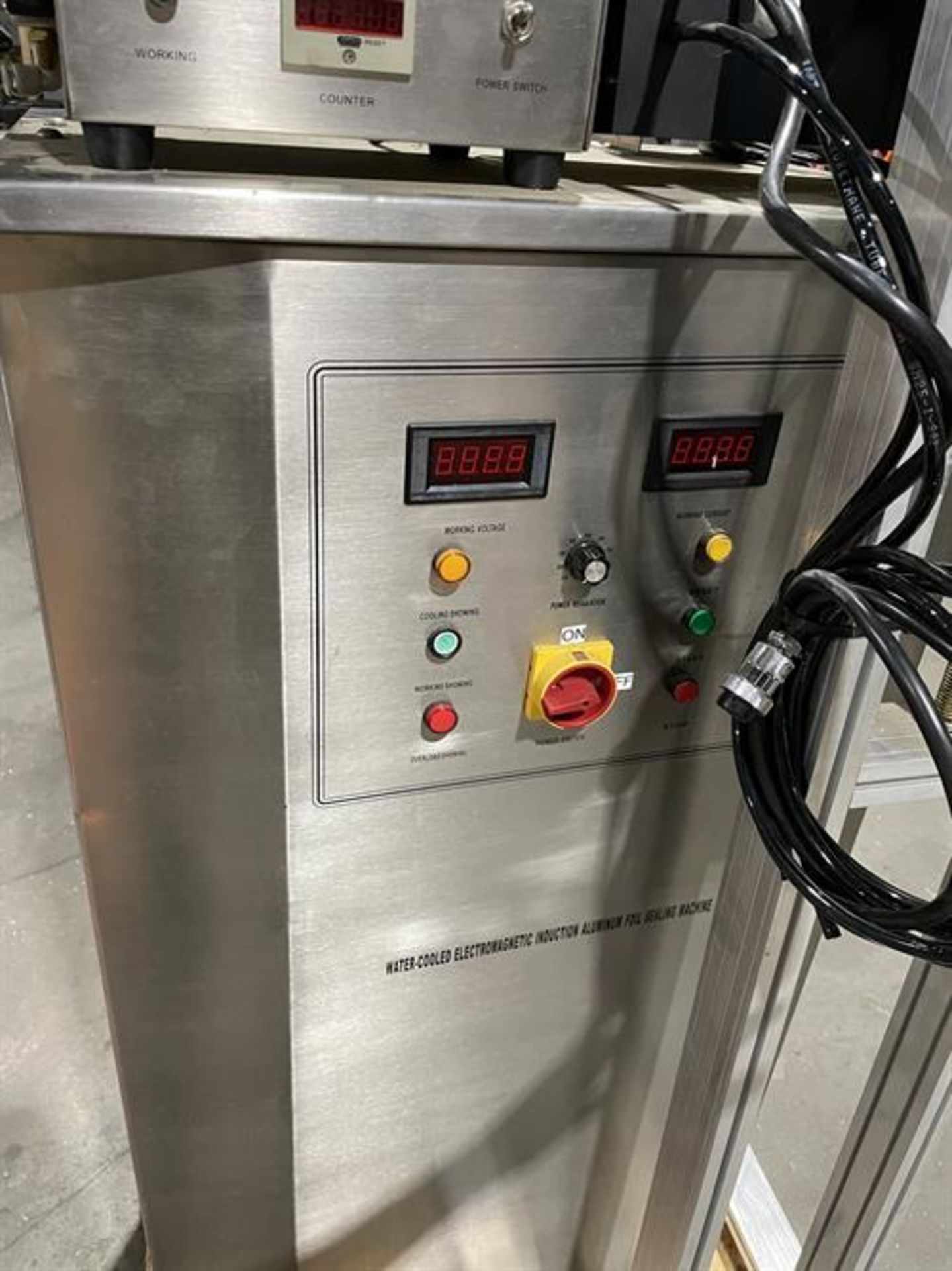 Induction Sealer with 5" wide Sealing Head - Model TAPI-3000 serial#190237. New 2019 - Size range: - Image 3 of 7