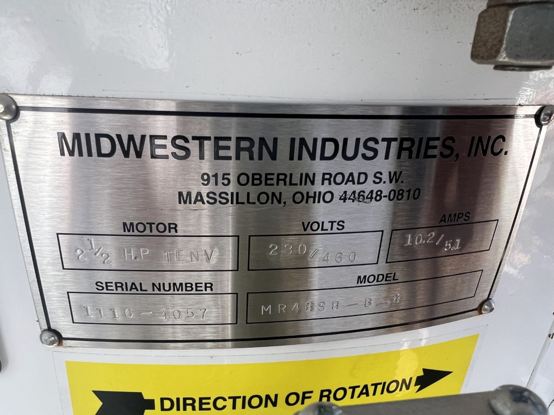 Midwestern 48" diameter Stainless Steel Double Deck Sifter - Bild 5 aus 5