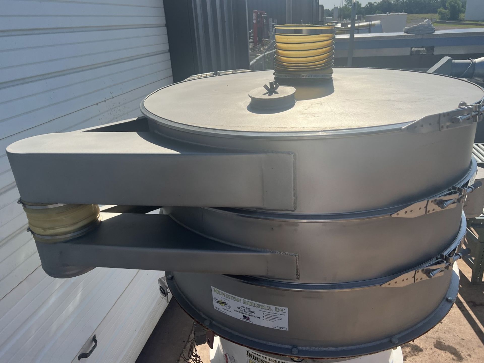 Midwestern 48" diameter Stainless Steel Double Deck Sifter - Image 4 of 5