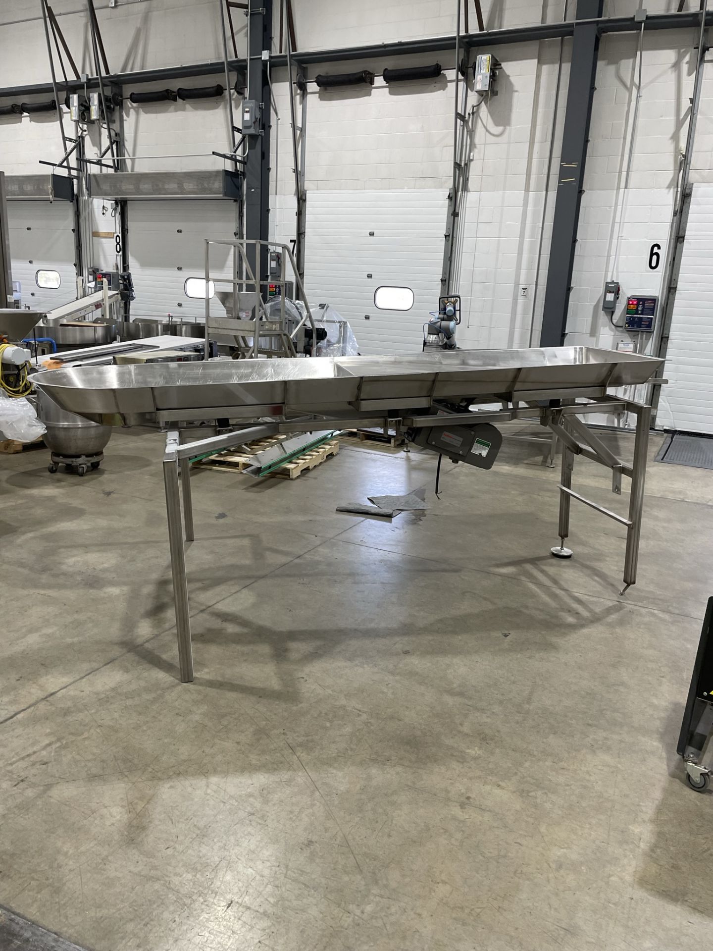 Syntron Stainless Steel Vibratory Feeding Conveyor,Model#FH24-C, serial#T106497 order#T222905, 445 - Image 5 of 6