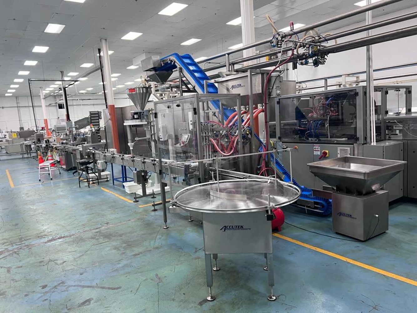 Modern Packaging & Processing Food & Nutraceutical Machinery - Unused Accutek 2022 4-piston Filling Line & more