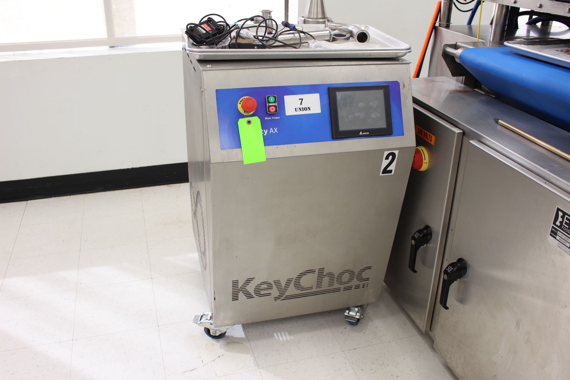 Keychoc Infinity AX 60-kg Stainless Steel Automatic Tempering Machine serial#4549-Infinity-AX-