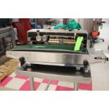 Band Sealer with 1/2" band and 5" wide x 24" long belt conveyor. Table Top. Temperature control. 110