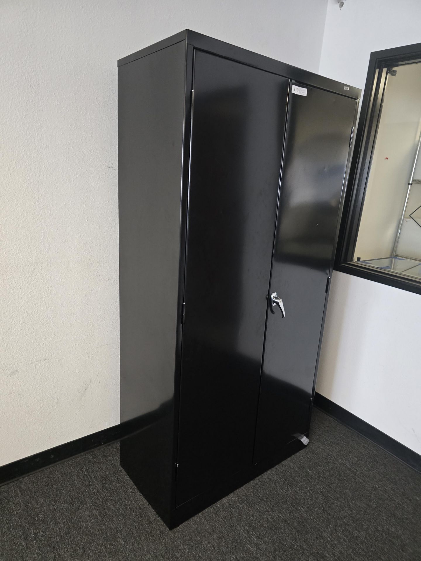 2 DOOR BLACK CABINETS - Image 2 of 2