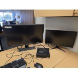 MSCI COMPUTER W/ 2 MONITORS