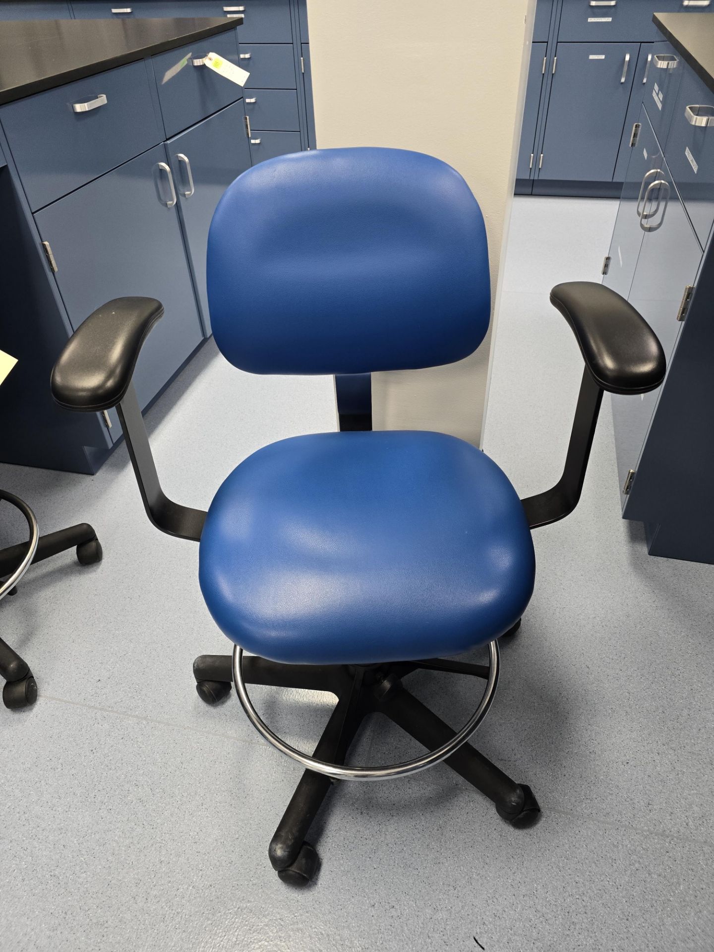 BLUE LAB STOOL