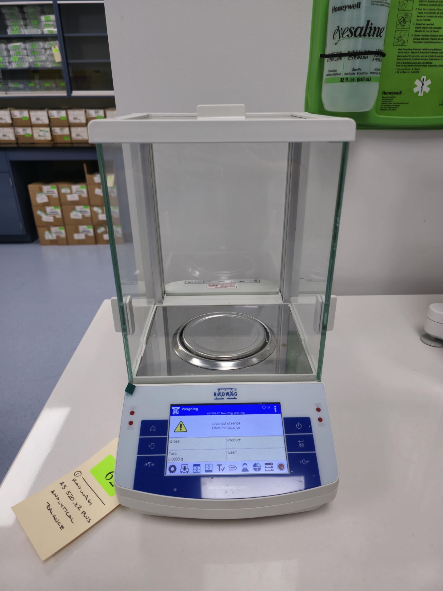 RADWAG AS 520.X2 PLUS ANALYTICAL BALANCE