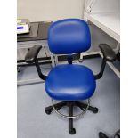 BLUE LAB STOOL