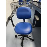 BLUE LAB STOOL