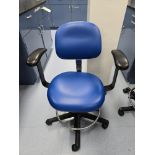 BLUE LAB STOOL