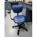 BLUE LAB STOOL