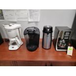 MR COFFEE MAKER, KEURIG AND COFFEE DISPENSER